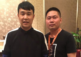 广州长征与明星合影